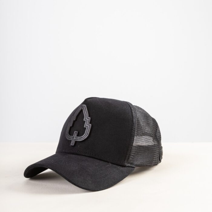 BONE OAK PRETO LOGO COURO PRETO