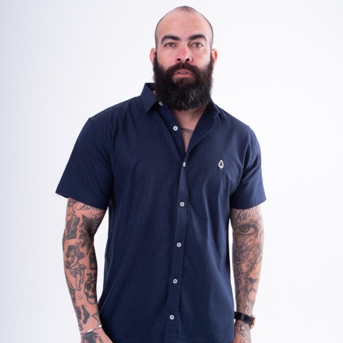 CAMISA XADREZ MARINHO CLASSIC AZUL MARINHO