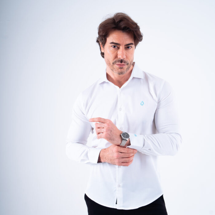 CAMISA MANGA LONGA SELECT BRANCA