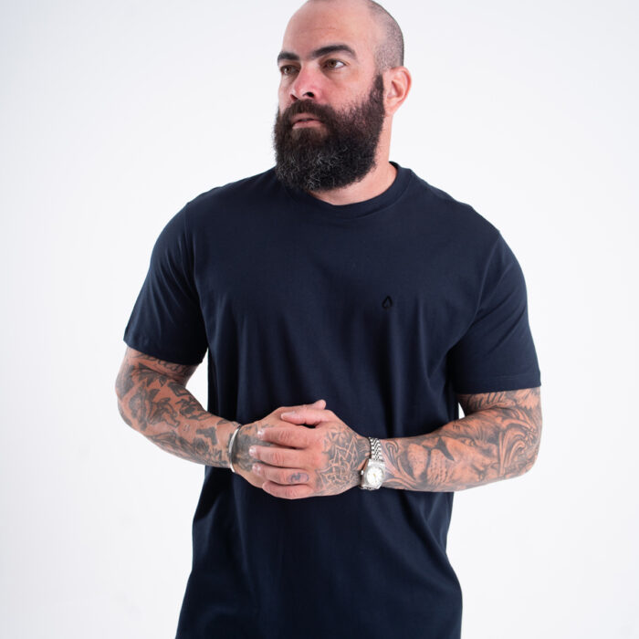 CAMISETA PIMA AZUL MARINHO