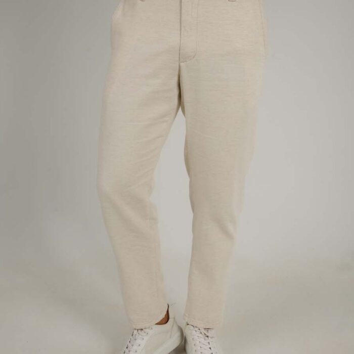 CALÇA DE LINHO OFF WHITE