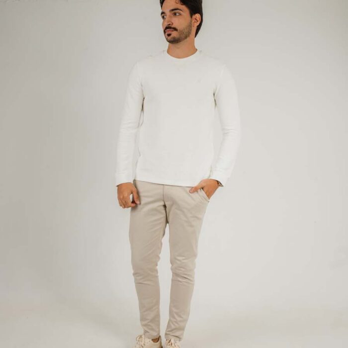 CAMISETA MANGA LONGA WEAVE OFF WHITE