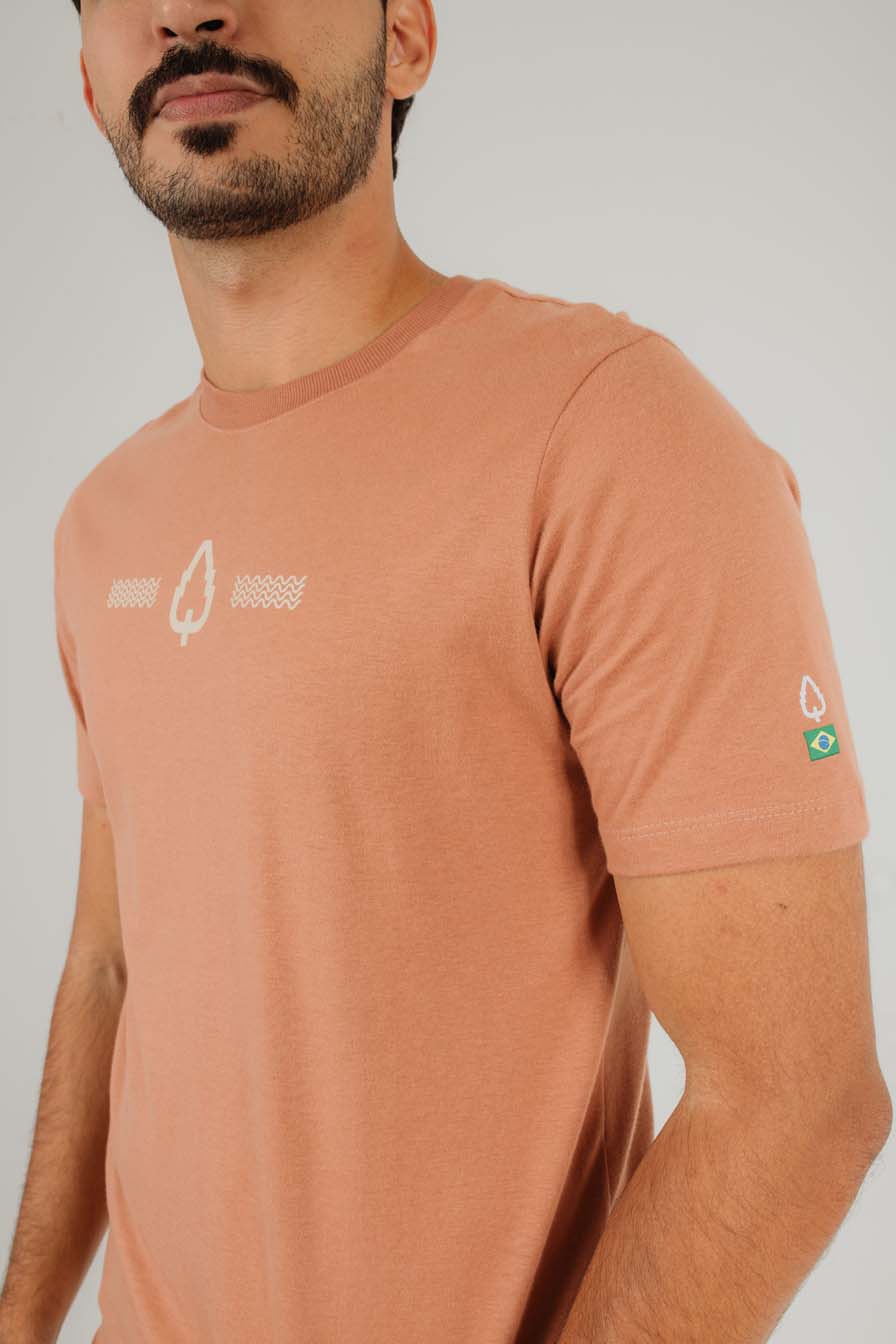 CAMISETA ESTAMPADA WAVE CAPUCCINO