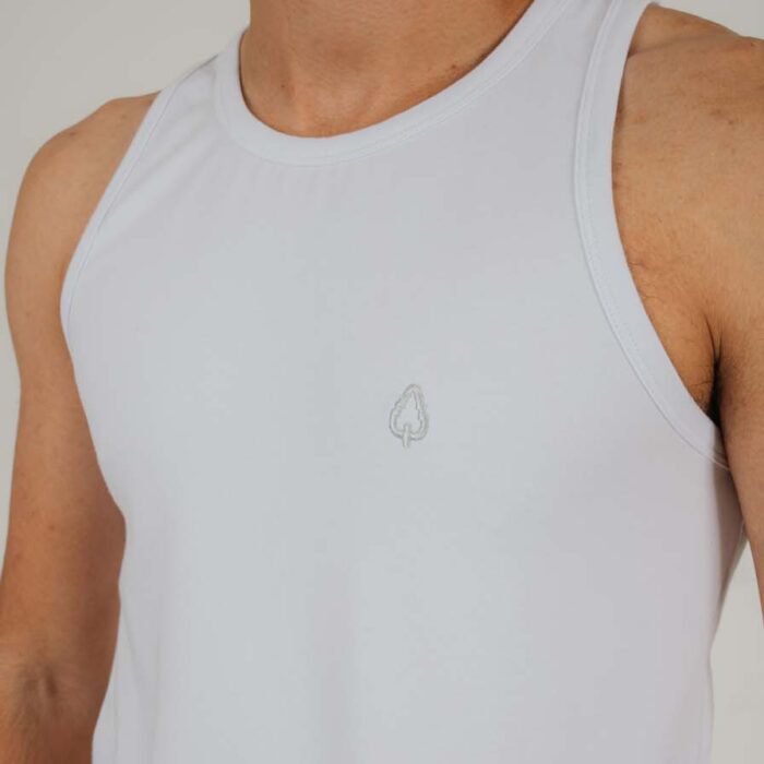 CAMISETA REGATA BRANCA COTTON