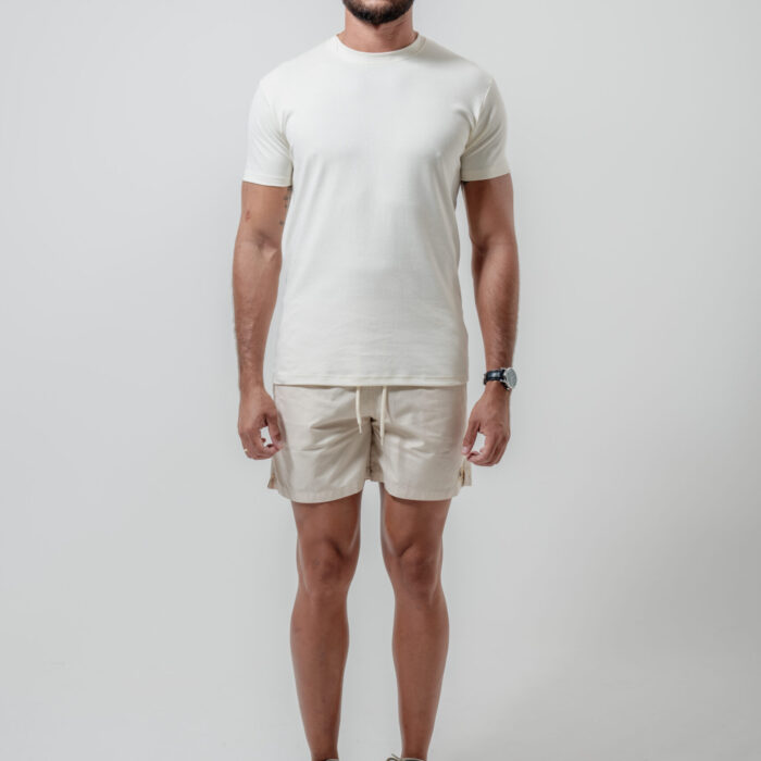 SHORT SUMMER ESSENTIAL OFF WHITE