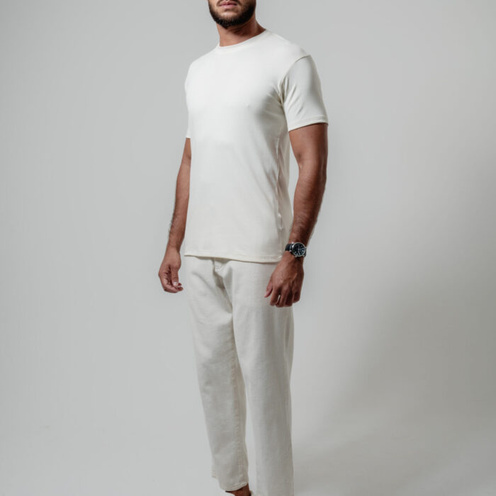 CAMISETA PIMA CUT OFF WHITE