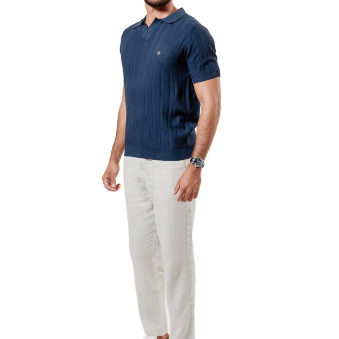 POLO CUBANA TEXTURE LINE OCEAN