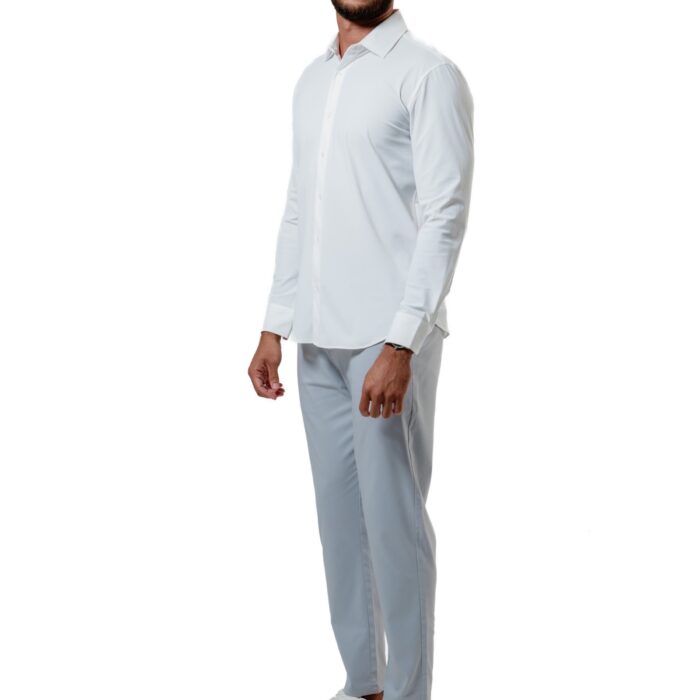 CAMISA ML TECH BLANC