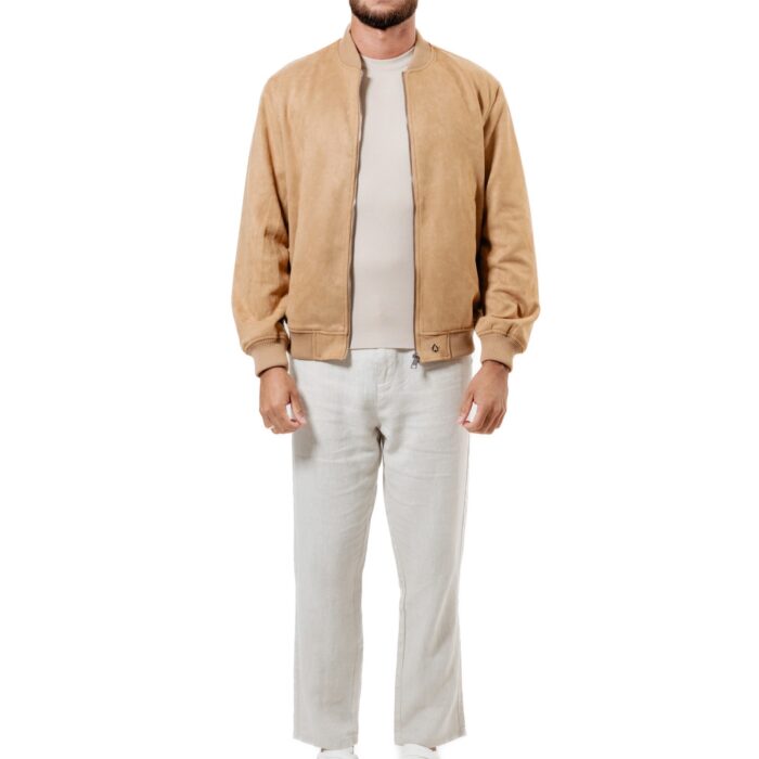 JAQUETA SUEDE CAMEL