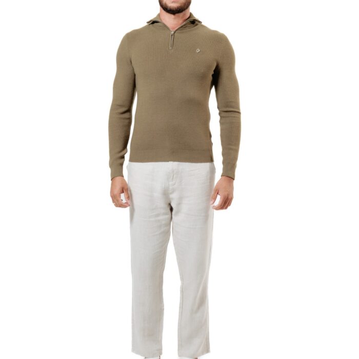 SUÉTER HALF ZIP FOREST
