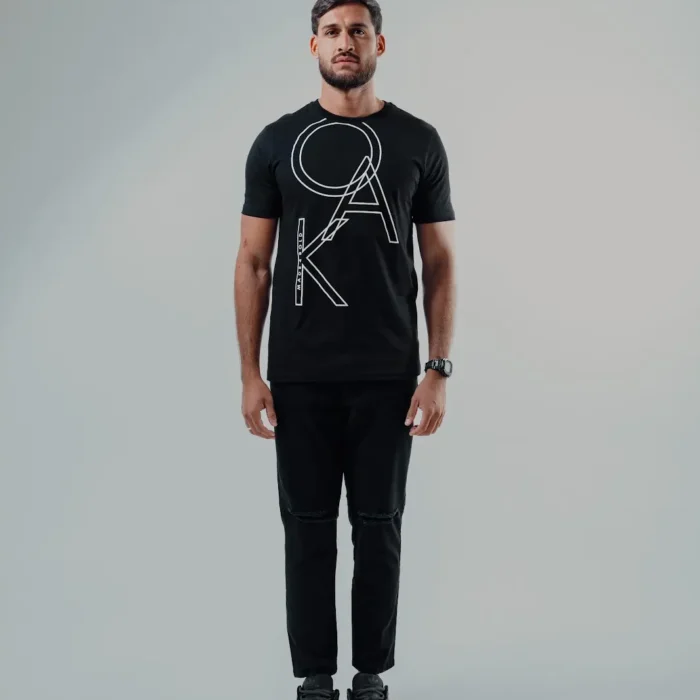 Camiseta Long Preto OAK Contour