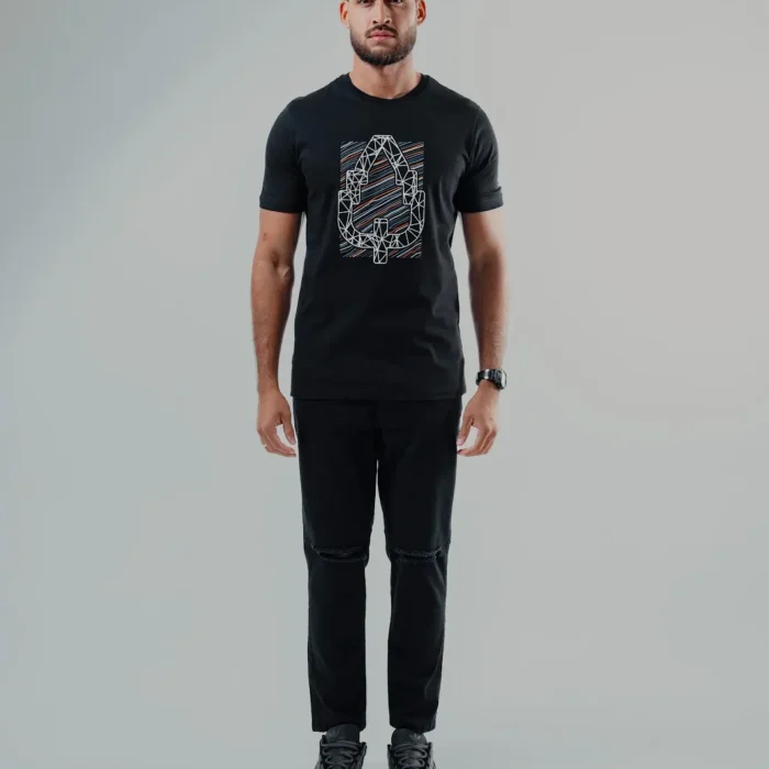 Camiseta Long Preto Collor