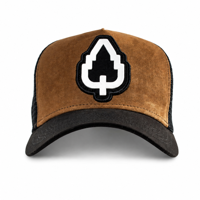 BONE OAK TRUCKER MARROM COM PRETO TELINHA - MARROM