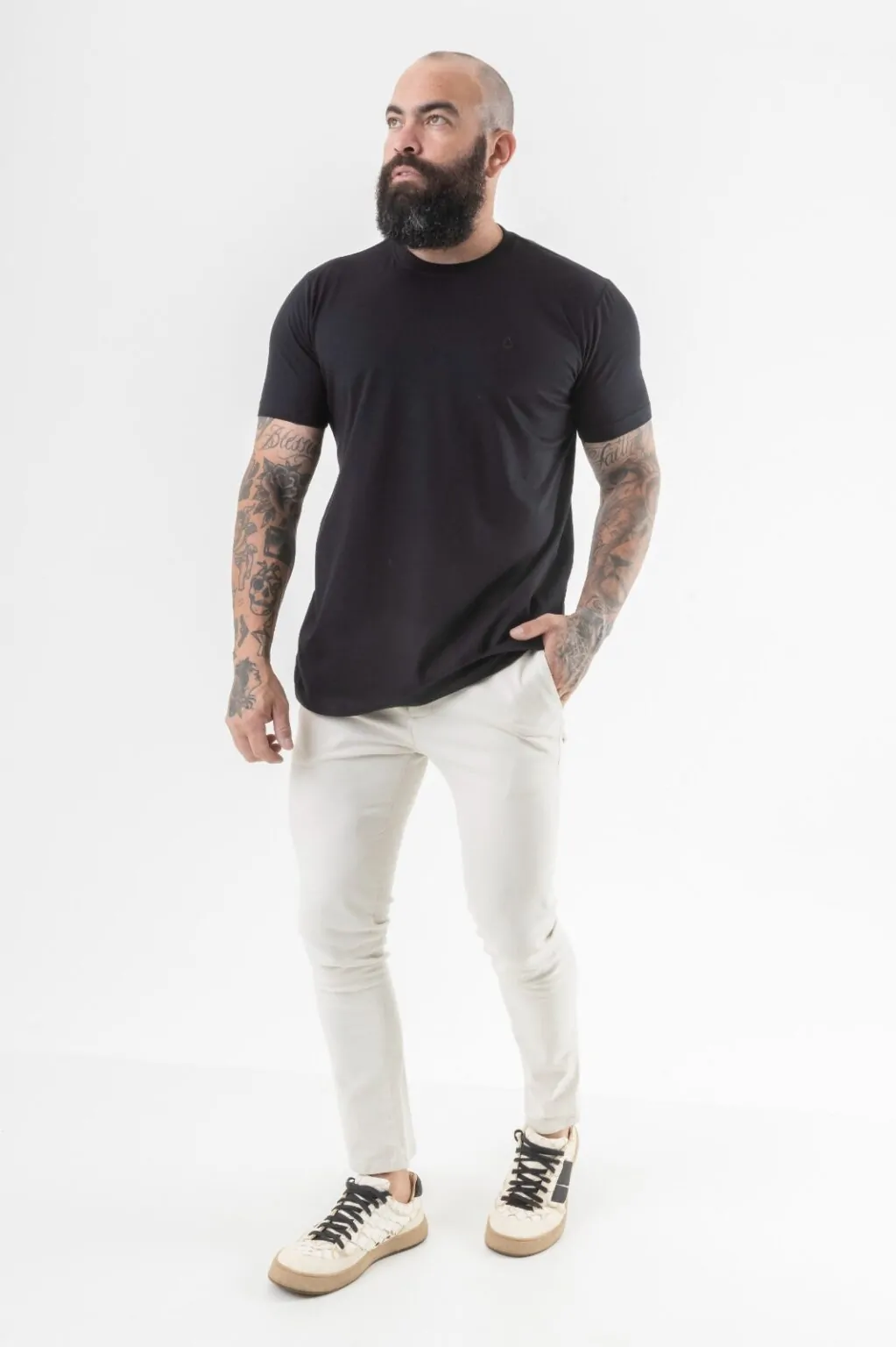 CAMISETA PIMA PRETA - Imagem 2