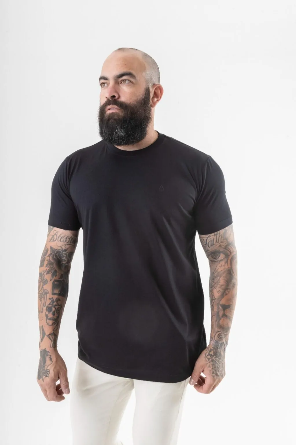 CAMISETA PIMA PRETA - Imagem 6