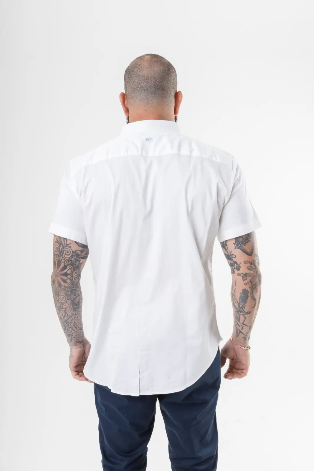CAMISA MANGA CURTA STRIPES BRANCO - Imagem 2