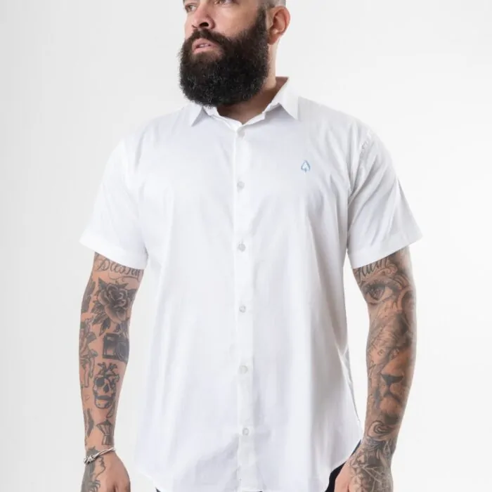 CAMISA MANGA CURTA STRIPES BRANCO