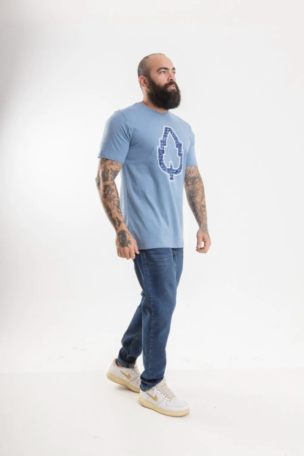 CAMISETA LONG AZUL DRAW - Imagem 3