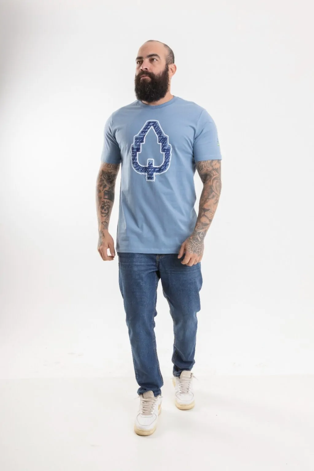 CAMISETA LONG AZUL DRAW - Imagem 6