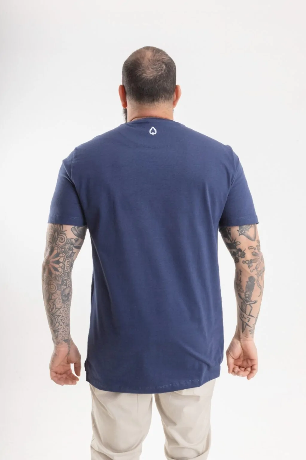 CAMISETA LONG COLLEGE AZUL MARINHO - Imagem 3