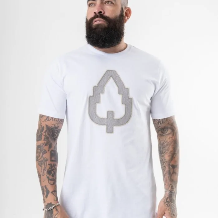 CAMISETA LONG RELIEF BRANCO