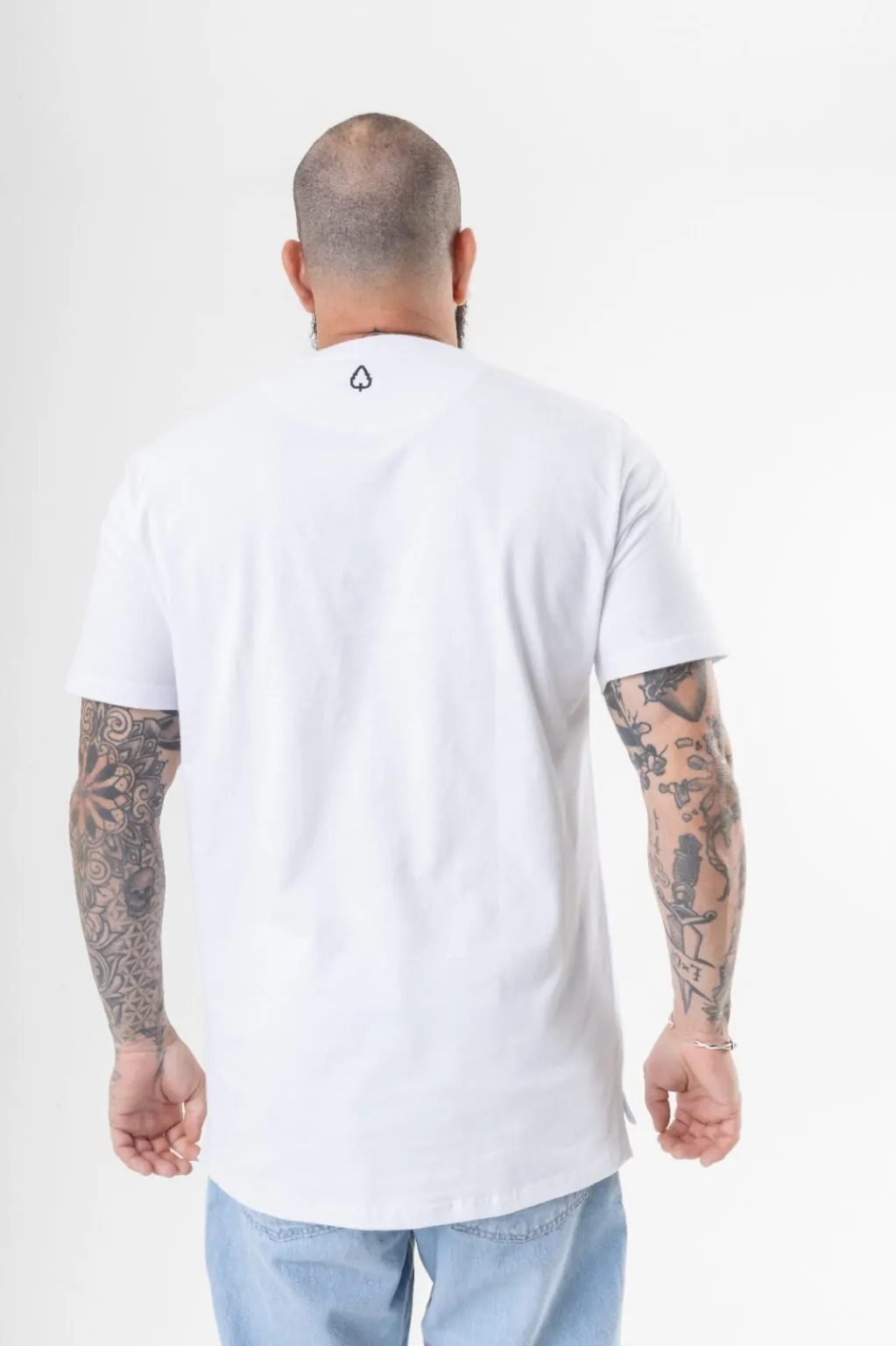 CAMISETA LONG RELIEF BRANCO - Imagem 4