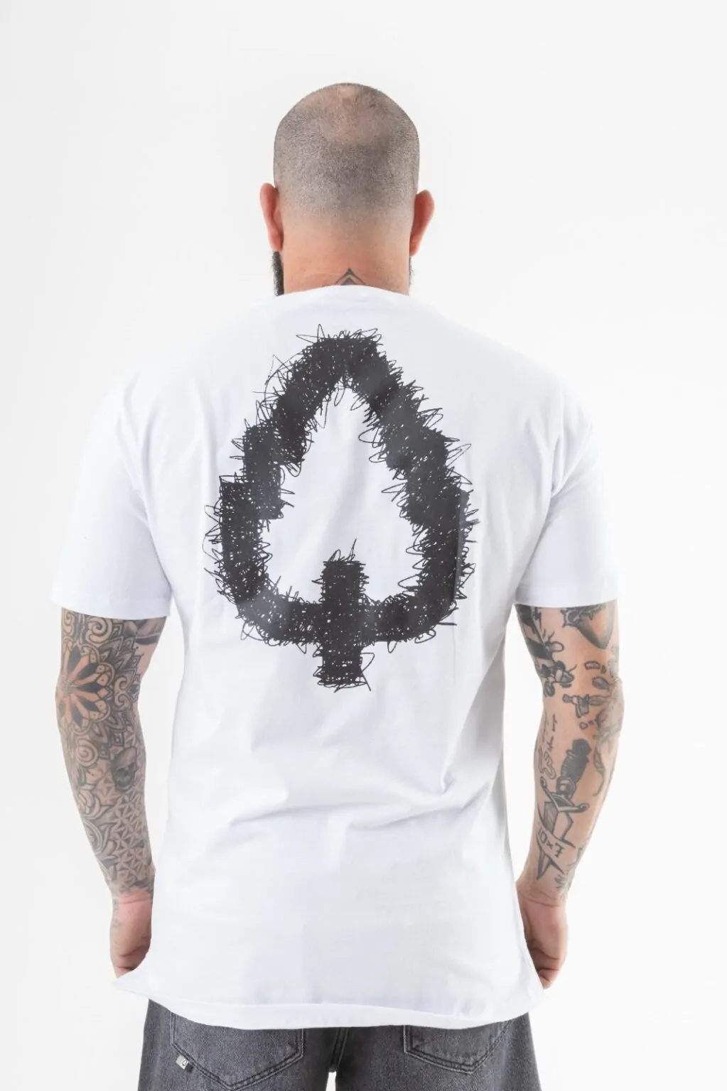 CAMISETA LONG SCRIBBLE BRANCA - Imagem 6