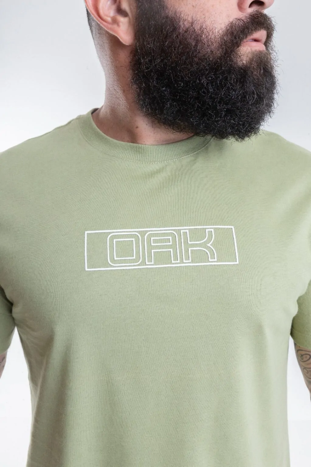 CAMISETA LONG VERDE OAK RECTANGLE - Imagem 4