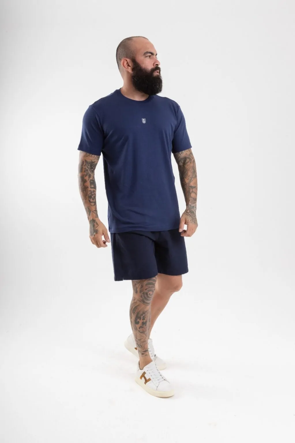 CAMISETA SUEDINE MARINE AZUL MARINHO - Imagem 5