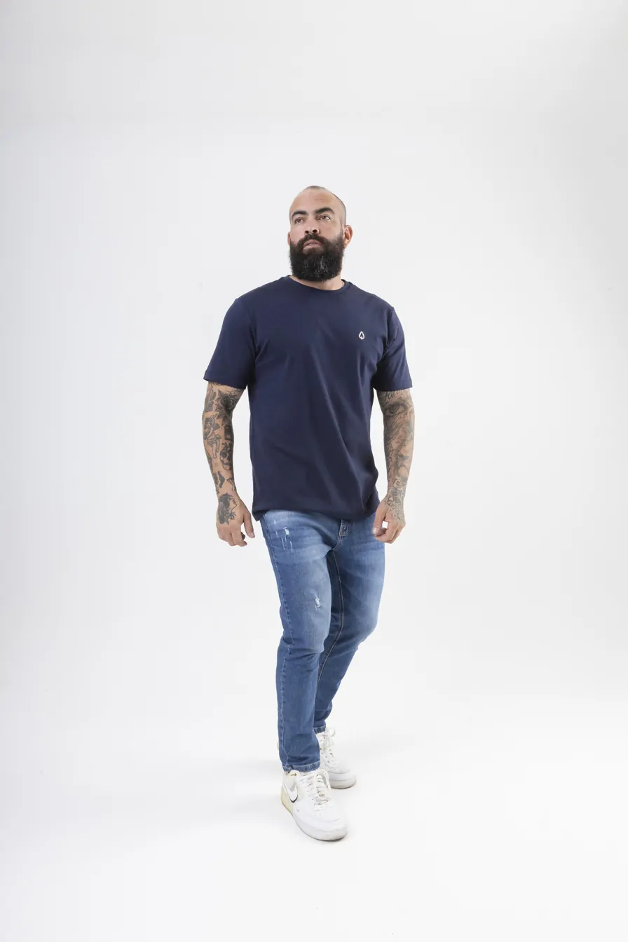 CAMISETA ESSENTIAL EGIPCIO DARK  - AZUL MARINHO - Imagem 2