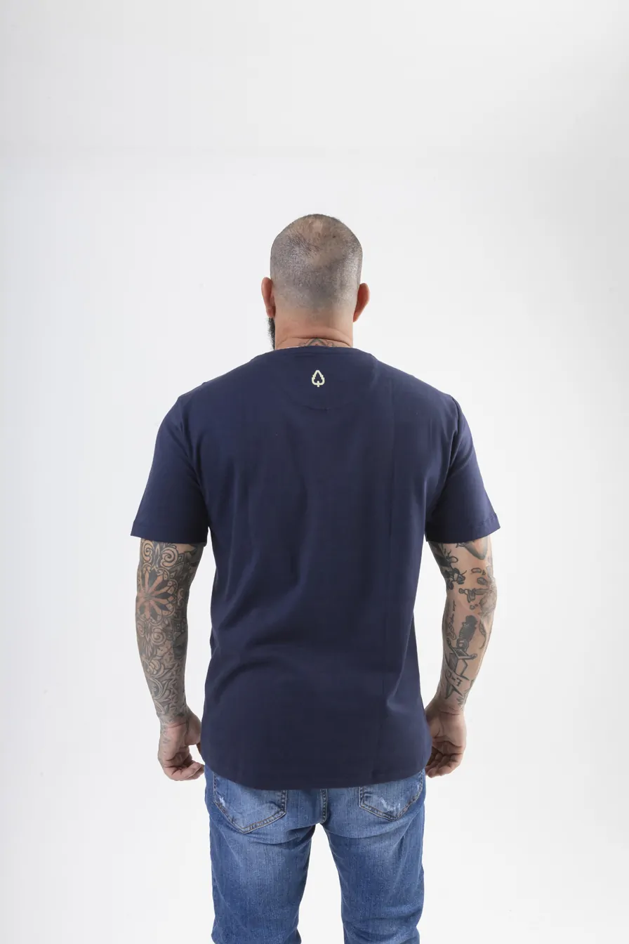 CAMISETA ESSENTIAL EGIPCIO DARK  - AZUL MARINHO - Imagem 3