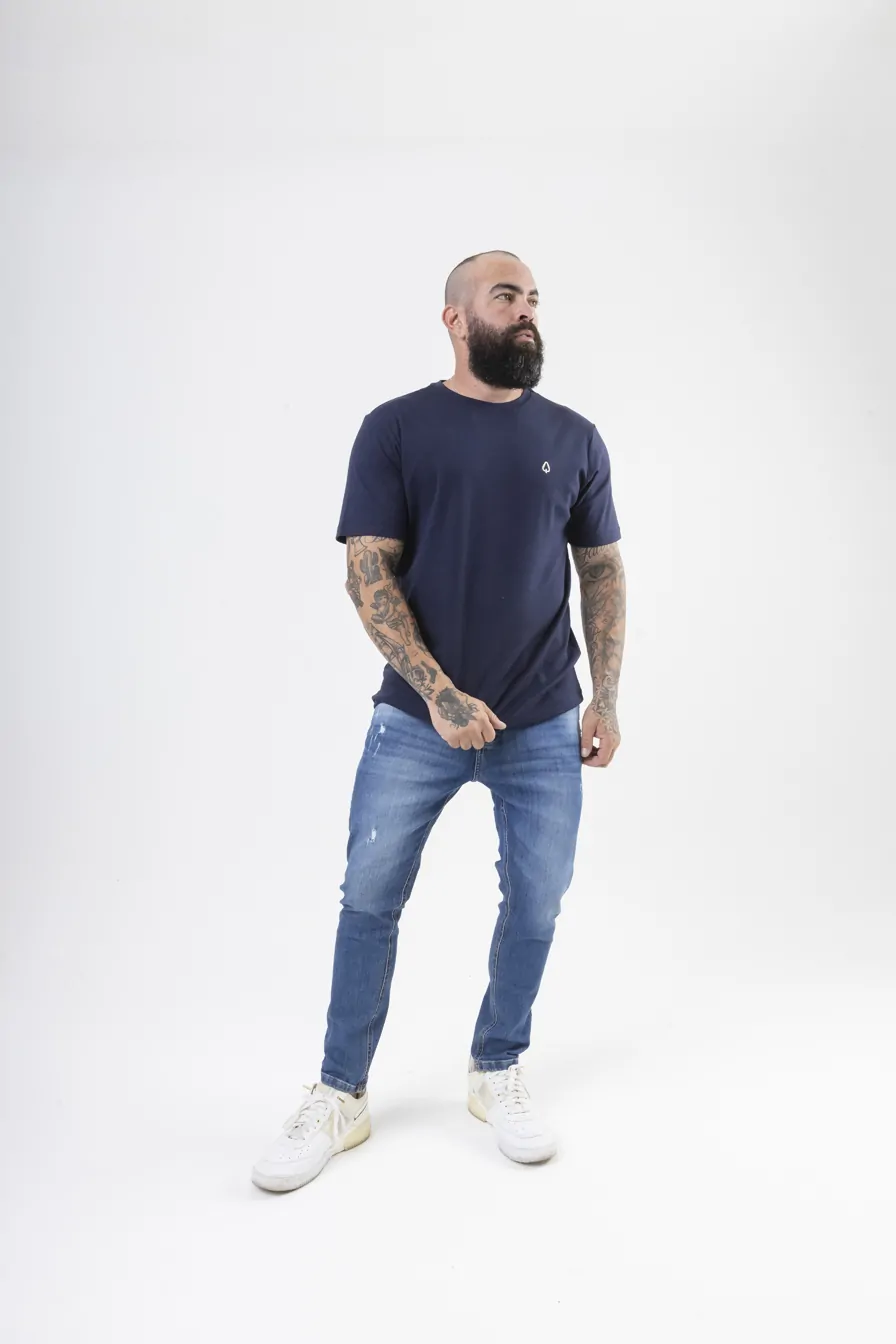 CAMISETA ESSENTIAL EGIPCIO DARK  - AZUL MARINHO - Imagem 5