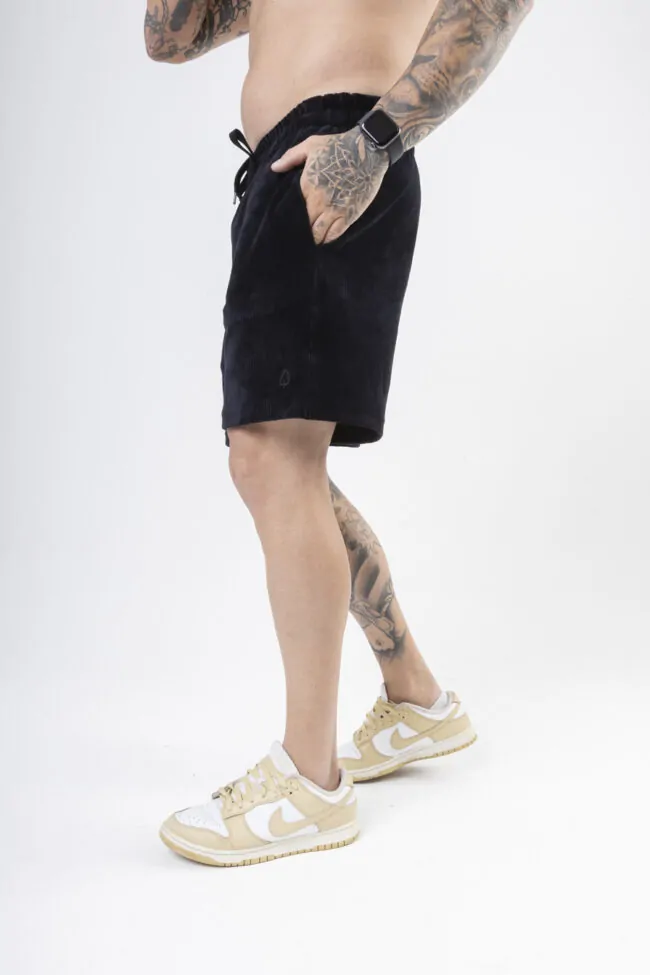 SHORT CANELADO SOFTFIT PRETO - Imagem 4
