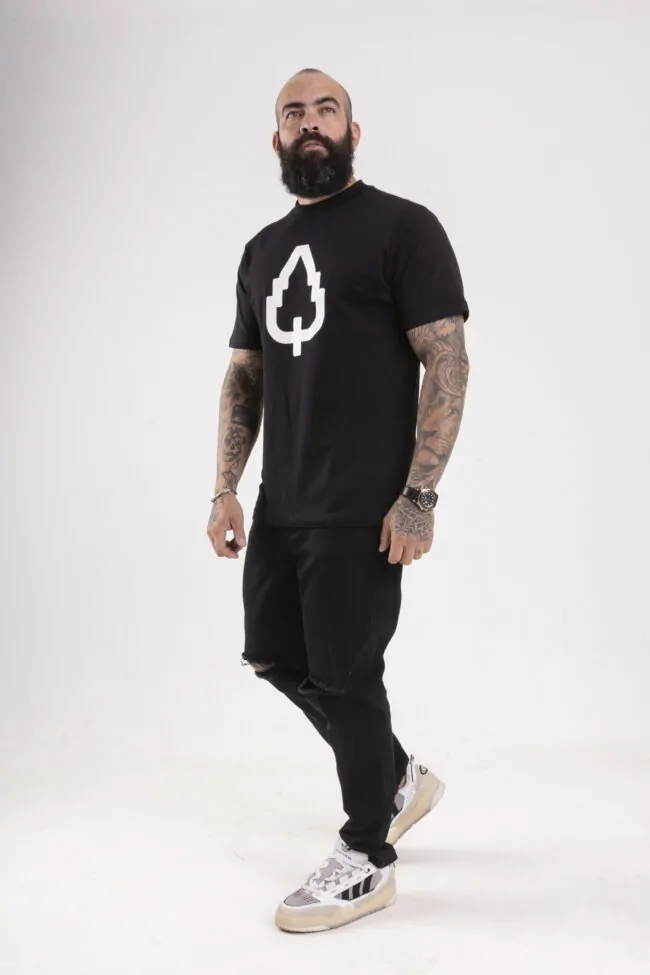 CAMISETA ESTAMPADA CLASSIC LOGO PRETA - Imagem 7
