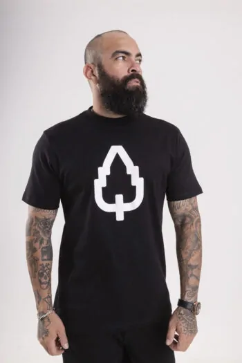 CAMISETA ESTAMPADA CLASSIC LOGO PRETA