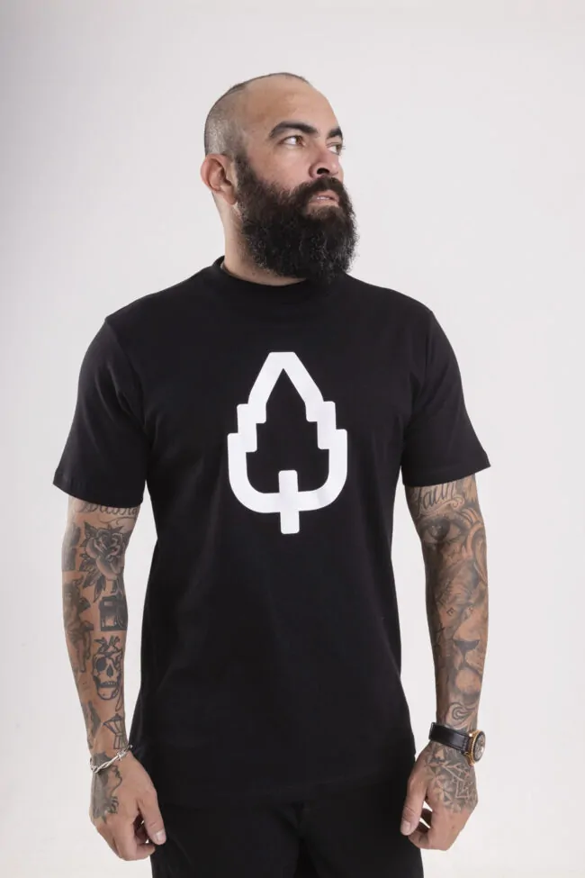 CAMISETA ESTAMPADA CLASSIC LOGO PRETA