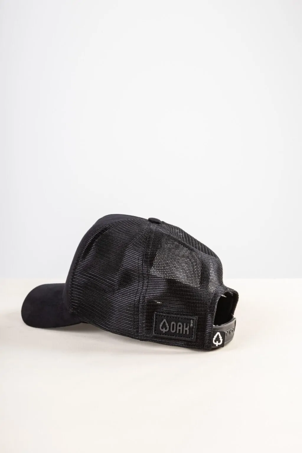 BONE OAK PRETO LOGO COURO PRETO - Imagem 3