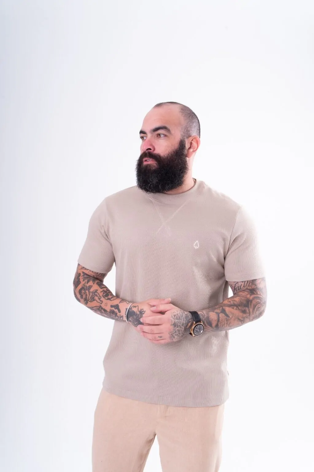 CAMISETA ESSENTIAL OAK X DUNA BEGE - Imagem 6