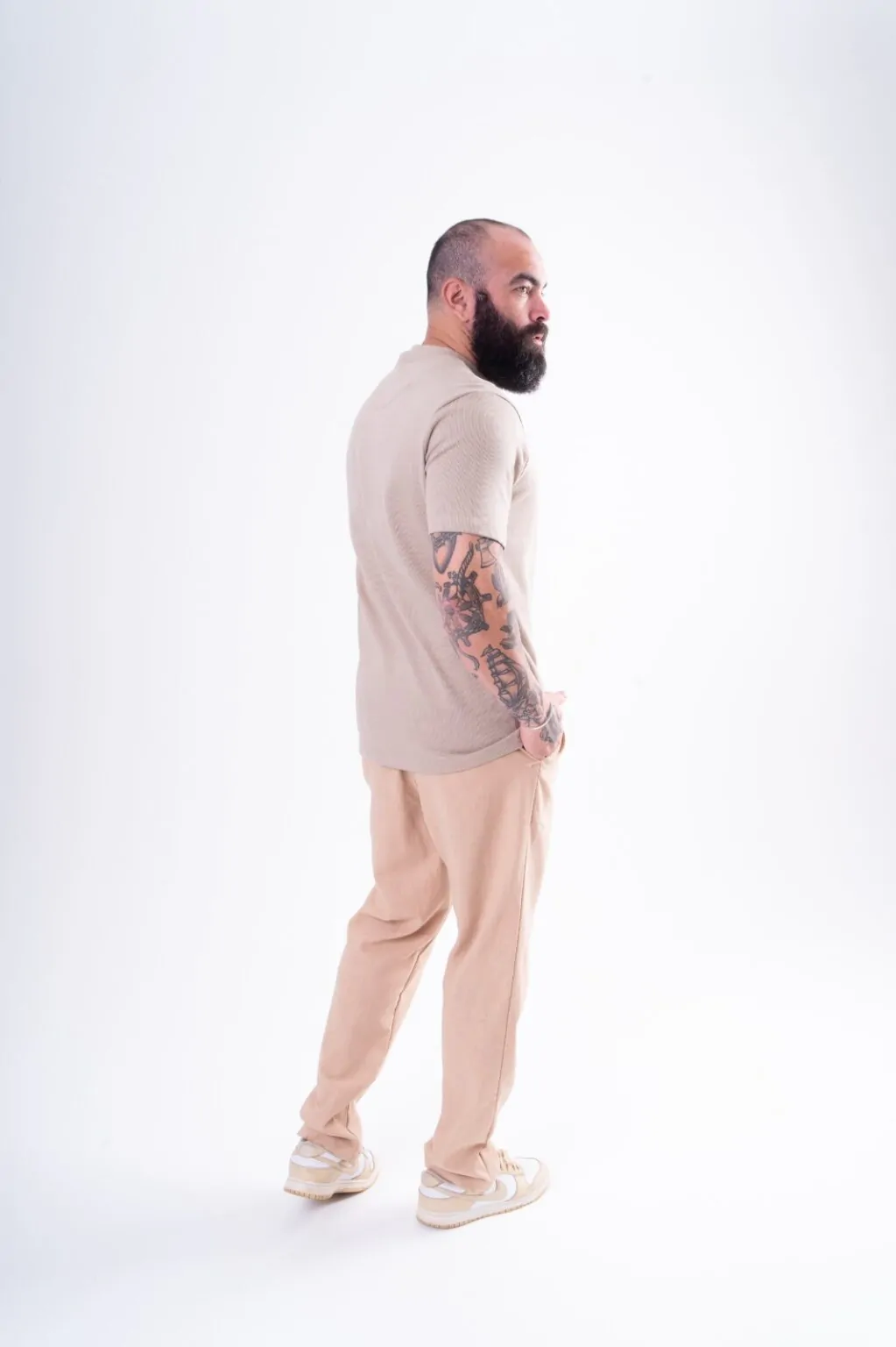 CAMISETA ESSENTIAL OAK X DUNA BEGE - Imagem 5