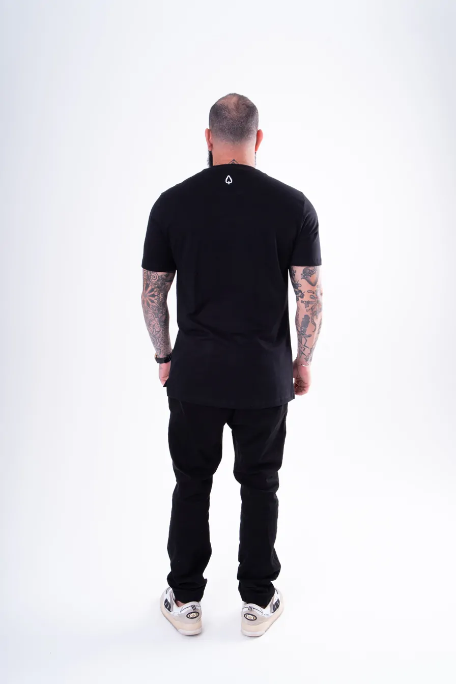 CAMISETA ESTAMPADA LONG PRETA BEST SELLER OAK TREE - Imagem 6