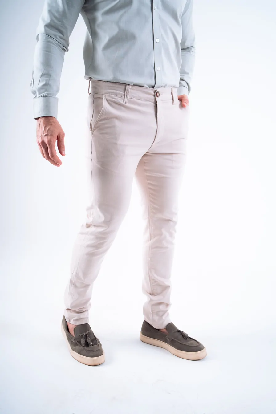 CALÇA SEMI SOCIAL CLASSIC BEGE - Imagem 4