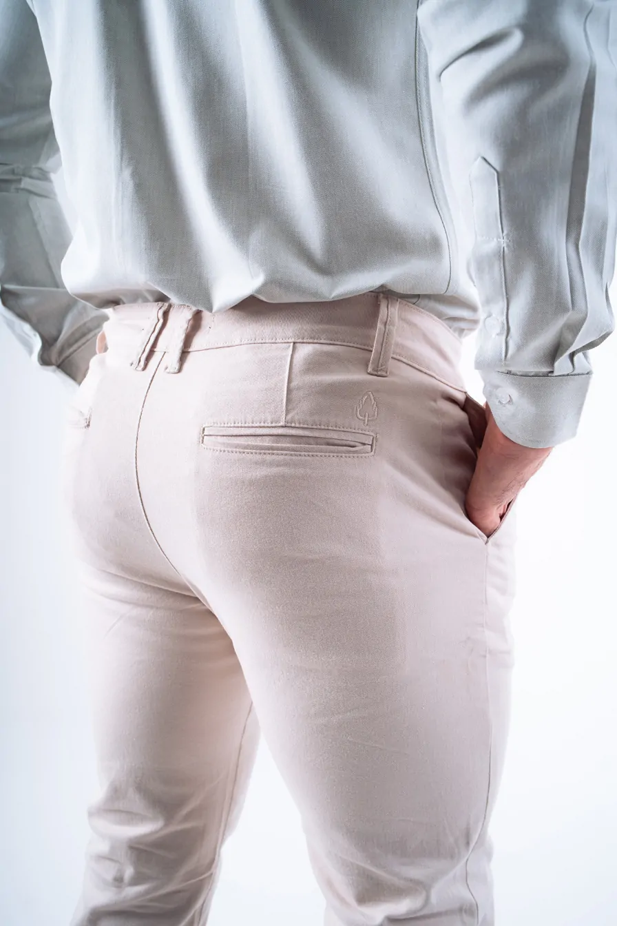 CALÇA SEMI SOCIAL CLASSIC BEGE - Imagem 2