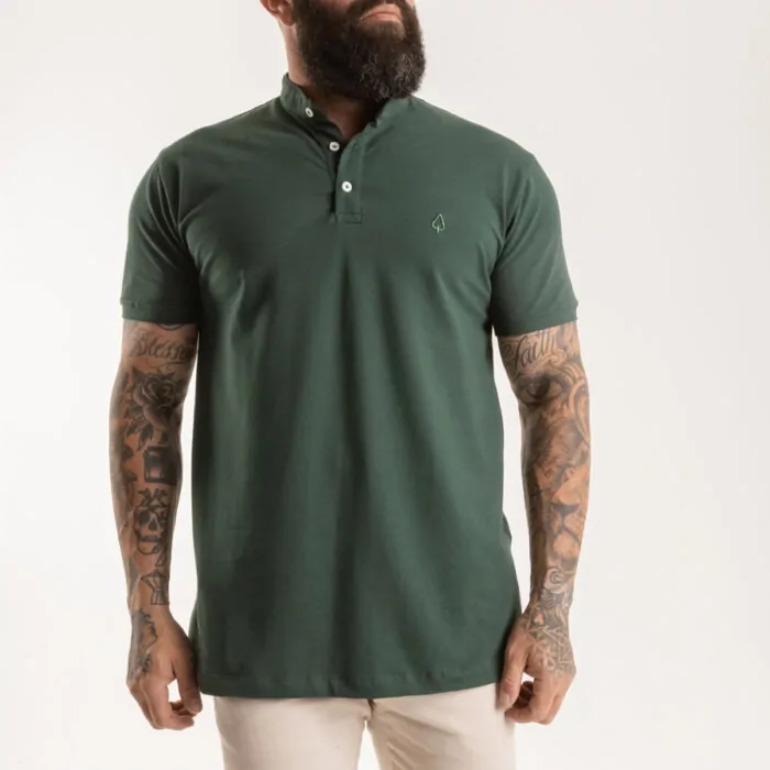 CAMISA HENLEY CHRONOS  FOREST VERDE
