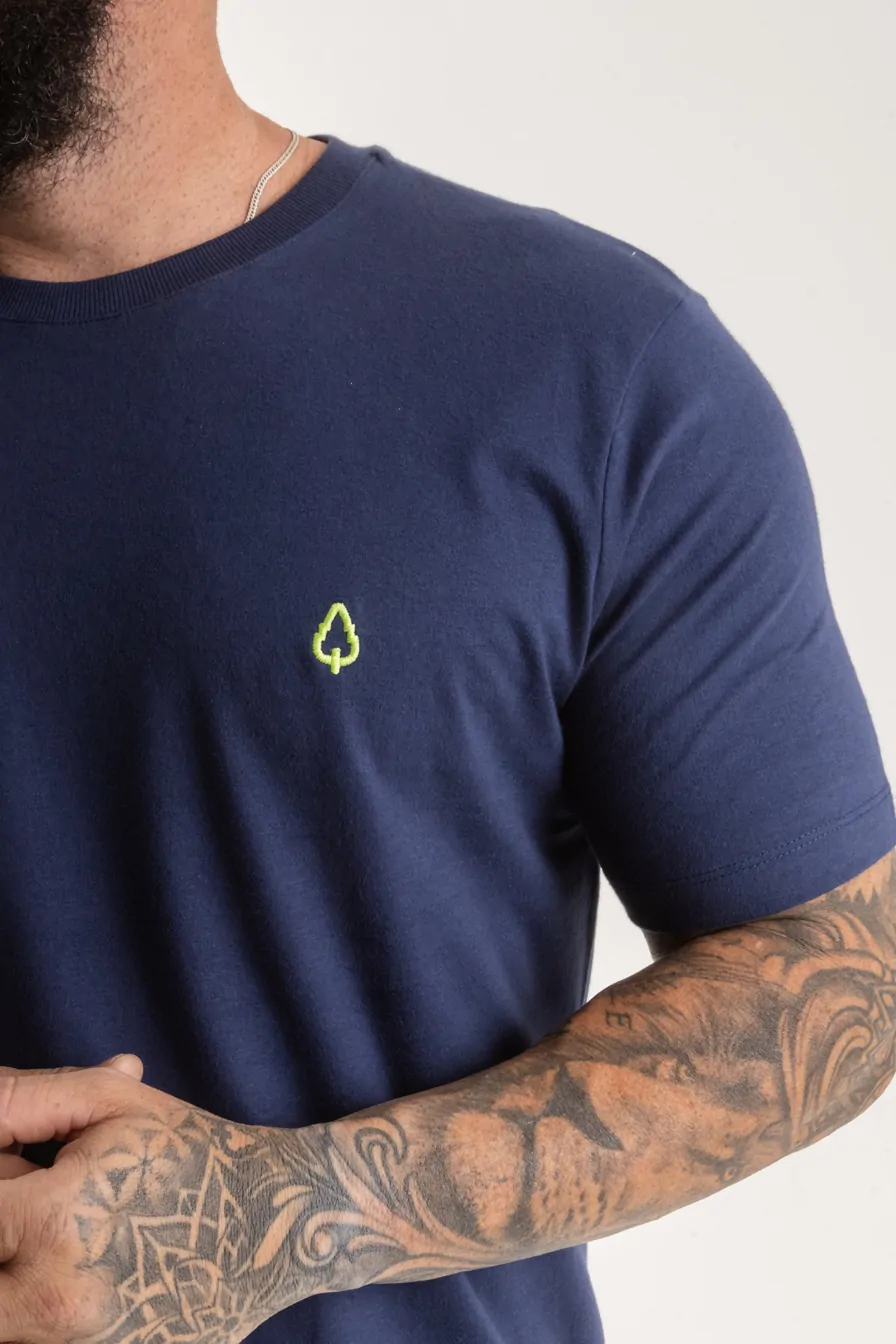 CAMISETA ESSENTIAL COMFORT AZUL MARINHO - Imagem 5