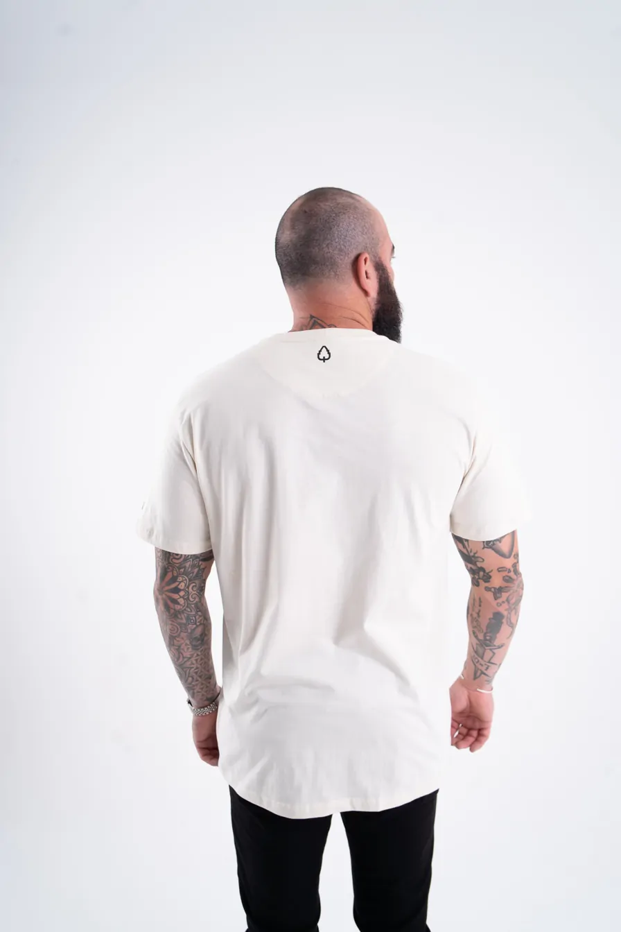 CAMISETA ESTAMPADA LONG BEGE TERMO - Imagem 4