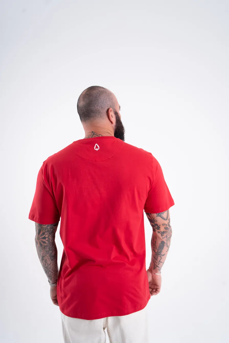 CAMISETA ESTAMPADA LONG RED - Imagem 4